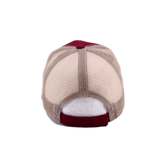 Кепка coFEE Mesh, колір бордовий/бежевий - 4039-2 CO Кепка coFEE Mesh, колір бордовий/бежевий - 4039-2 CO