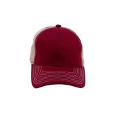 Кепка coFEE Mesh, колір бордовий/бежевий - 4039-2 CO Кепка coFEE Mesh, колір бордовий/бежевий - 4039-2 CO