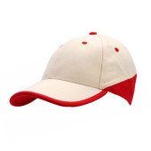 Кепка coFEE Wedge, колір червоний/бежевий - 4040-5 CO