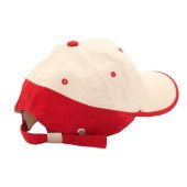 Кепка coFEE Wedge, колір червоний/бежевий - 4040-5 CO