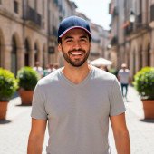 Кепка coFEE Piping, колір темно-синій/білий/червоний - 4044-14 CO