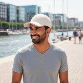 Кепка coFEE Piping, колір кремовий/червоний/білий - 4044-22 CO