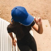 Кепка coFEE Piping, колір синій/чорний - 4044-4 CO