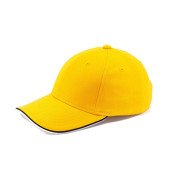 Кепка coFEE Piping, колір жовтий/чорний/білий - 4044-8 CO Кепка coFEE Piping, колір жовтий/чорний/білий - 4044-8 CO