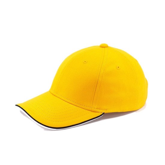 Кепка coFEE Piping, колір жовтий/чорний/білий - 4044-8 CO