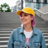 Кепка coFEE Piping, колір жовтий/чорний/білий - 4044-8 CO Кепка coFEE Piping, колір жовтий/чорний/білий - 4044-8 CO