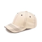 Кепка coFEE Trendy, колір кремовий/чорний - 4051-22 CO