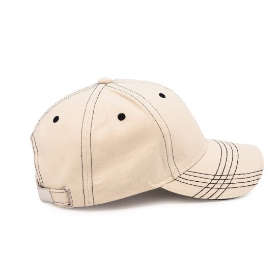 Кепка coFEE Trendy, колір кремовий/чорний - 4051-22 CO