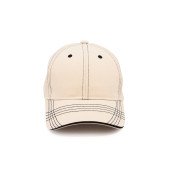 Кепка coFEE Trendy, колір кремовий/чорний - 4051-22 CO