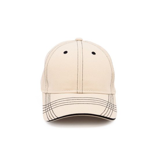 Кепка coFEE Trendy, колір кремовий/чорний - 4051-22 CO