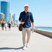 Кепка coFEE Trendy, колір білий/темно-синій - 4051-6 CO