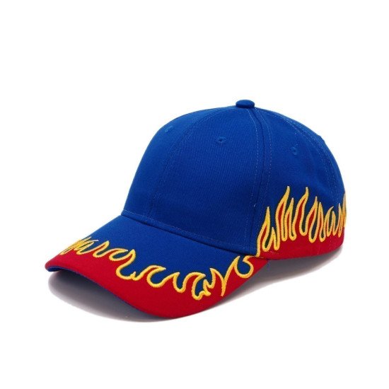 Кепка coFEE Flame, колір синій/жовтий/червоний - 4056-4 CO