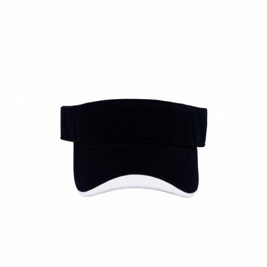 Козирок coFEE Visor, колір чорний/білий - 4070-3 CO Козирок coFEE Visor, колір чорний/білий - 4070-3 CO