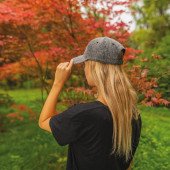 Кепка coFEE Melange, колір чорний - 4073-3