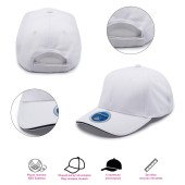 Кепка coFEE Cool comfort, колір чорний/білий - 4220-3 CO