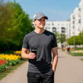 Кепка coFEE New sporty, колір сірий - 4231-7