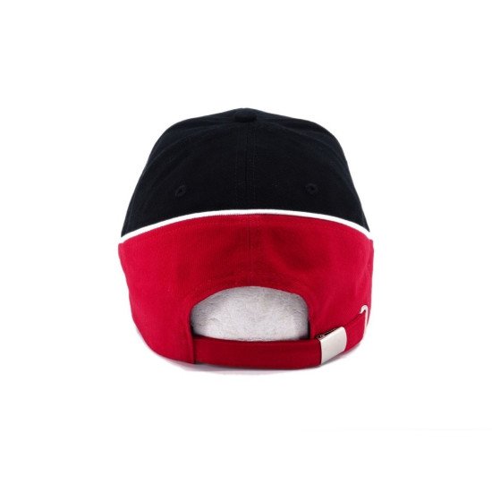 Кепка coFEE New wedge, колір чорний/білий/червоний - 4240-3 CO