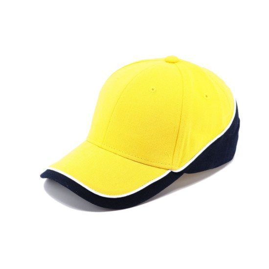 Кепка coFEE New wedge, колір жовтий/білий/темно-синій - 4240-8 CO