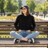 Кепка coFEE Vintage, колір чорний - 4264.3 CO Кепка coFEE Vintage, колір чорний - 4264.3 CO