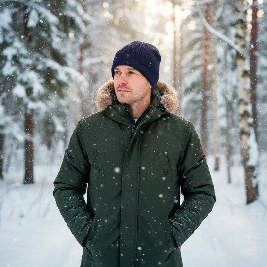 Шапка coFEE Primary band, колір темно-синій - CO3008.14