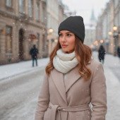 Шапка coFEE Primary band, колір сірий - CO3008.7