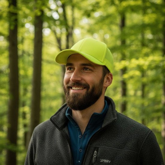 Кепка coFEE Quick dry, колір неоново-жовтий - CO4250.41