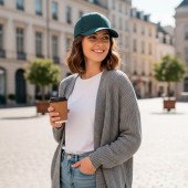 Кепка coFEE Perforated, колір оливковий - CO4260.31