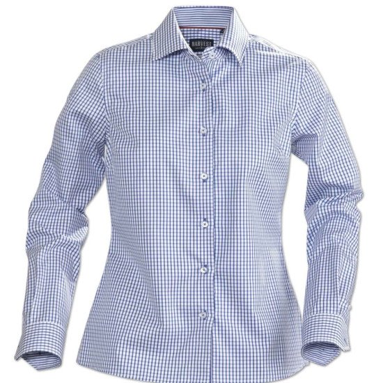 Сорочка жіноча James Harvest Tribeca, колір синій - 2123022533XXL