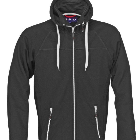 Худі на блискавці чоловіче D.A.D Melrose, колір чорний - 132016990S
