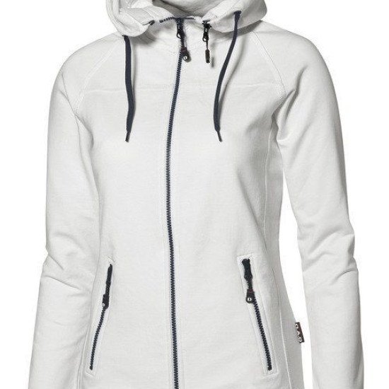 Худі на блискавці жіноче D.A.D Melrose, колір білий - 132017100L