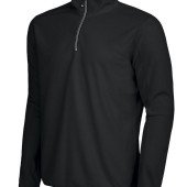 Куртка флісова чоловіча D.A.D Melton Half Zip, колір чорний - 139044990S