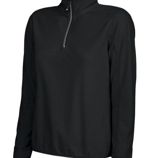 Куртка флісова жіноча D.A.D Melton Half Zip, колір чорний - 139045990S