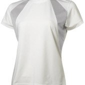 Двоколірна футболка жіноча D.A.D Wickham, колір білий - 134019100L