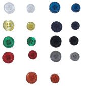 Ґудзики великі Printer Shirt Buttons Large, колір синій океан - 2269001632