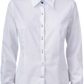 Сорочка жіноча JH&Frost Yellow Bow 51, колір білий/світло-синій - 29051031054XL