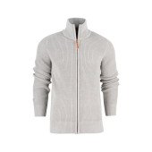 Кардиган на блискавці James Harvest Brockway, колір бежевий - 2112511138L