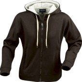 Худі на блискавці жіноче James Harvest Moline, колір коричневий - 2121018801M