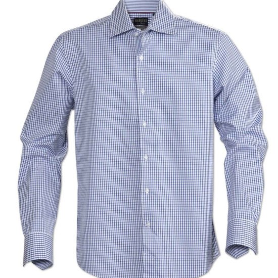 Сорочка чоловіча James Harvest Tribeca, колір синій - 2113032533L