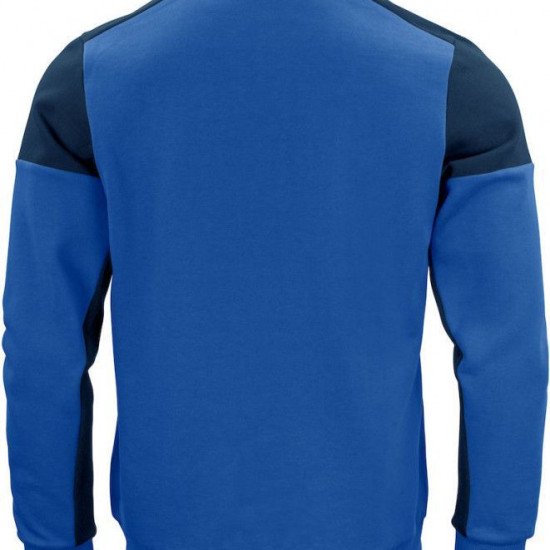 Двоколірний лонгслів поло Printer Polosweater, колір темно-синій - 22620605360XS
