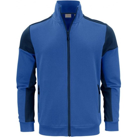 Двоколірний світшот на блискавці жіночий Printer Sweatvest, колір темно-синій - 22620625360XS