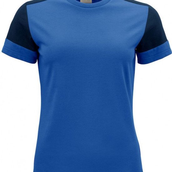 Двоколірна футболка жіноча Printer Prime T, колір темно-синій - 22640315360XS