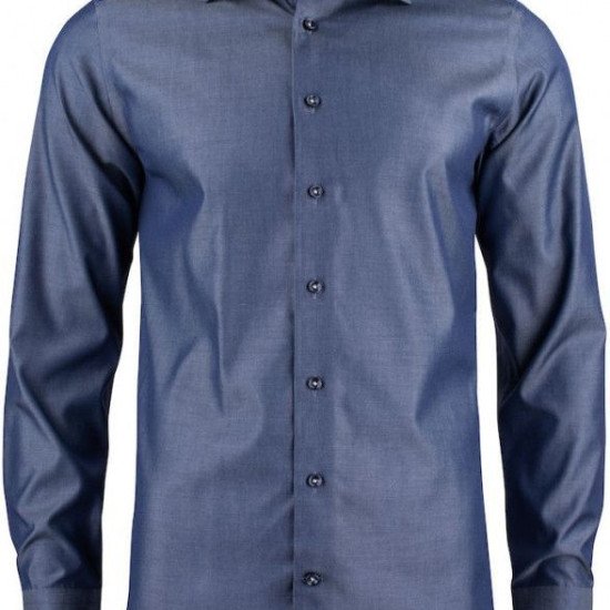 Сорочка чоловіча JH&Frost Red Bow 120 Slim Fit, колір темно-синій - 2912002550XS