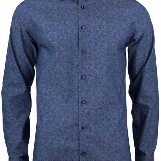 Сорочка чоловіча JH&Frost Purple Bow 143 Regular Fit, колір синій - 2914301551S
