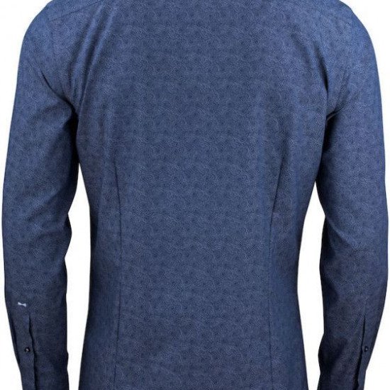 Сорочка чоловіча JH&Frost Purple Bow 143 Regular Fit, колір синій - 2914301551S