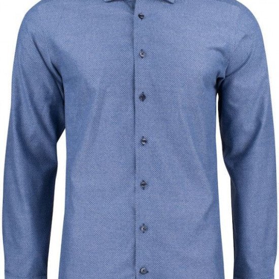 Сорочка чоловіча JH&Frost Purple Bow 144 Regular Fit, колір синій - 2914401556S