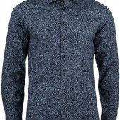 Сорочка чоловіча з візерунком пейслі JH&Frost Indigo Bow 37 Regular Fit, колір синій - 2903701601S