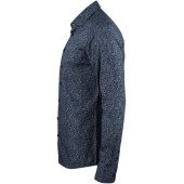 Сорочка чоловіча з візерунком пейслі JH&Frost Indigo Bow 37 Regular Fit, колір синій - 2903701601S