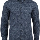 Сорочка чоловіча з візерунком пейслі JH&Frost Indigo Bow 37 Slim Fit, колір синій - 2903702601XS