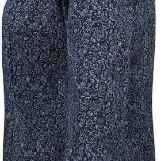 Сорочка жіноча з візерунком пейслі JH&Frost Indigo Bow 37, колір синій - 2903703601XS