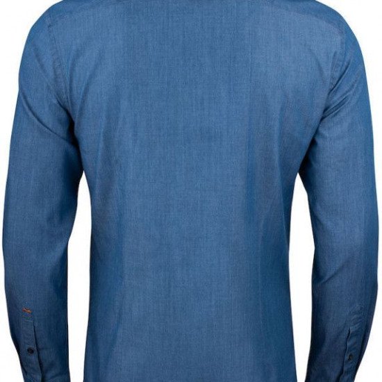 Сорочка чоловіча JH&Frost Indigo Bow 130 Regular Fit, колір синій - 2913001550S